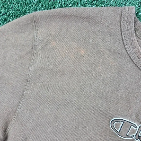 Champion Mens Desert Graphic T-Shirt Brown Rainbow Cactus Script Logo Small - Picture 4 of 8